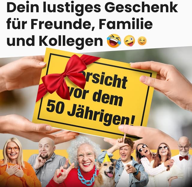 Thumbnail 2 de DankeDir Schild 50 Geburtstag Humor 30x20 cm