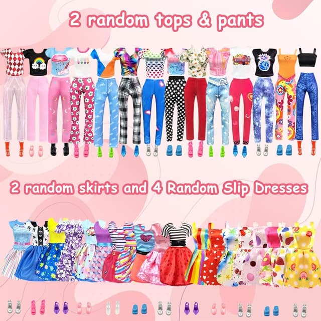 Detalle 2 de Kleidung für 11,5 Zoll Puppen mit Schrank