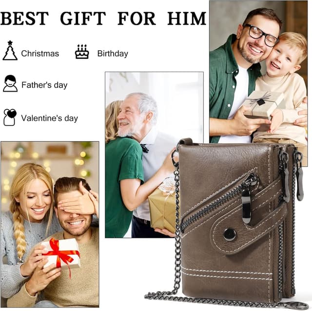 Thumbnail 6 de Herren-Geldbörse mit RFID-Schutz und 19 Fächern