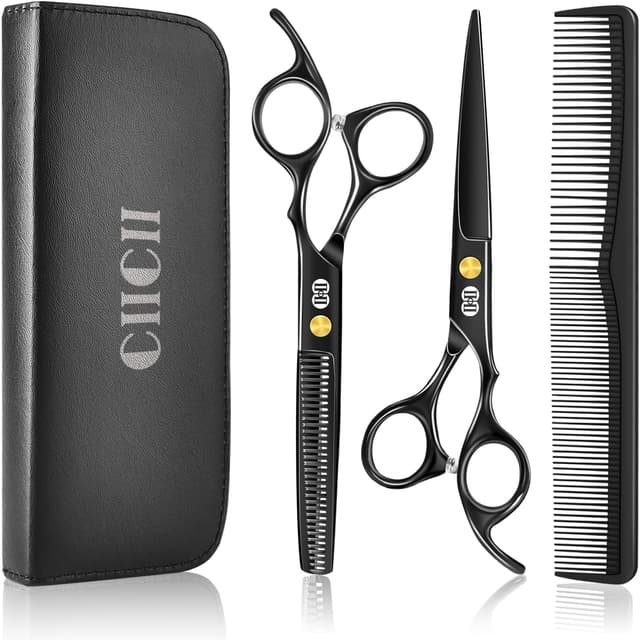 Detalle de CIICII Friseurschere Profi Set 6,7 Zoll