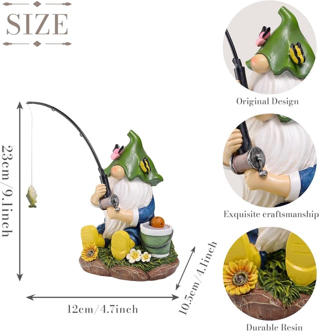 Thumbnail 6 de TERESA'S COLLECTIONS Garden Gnomes 23cm