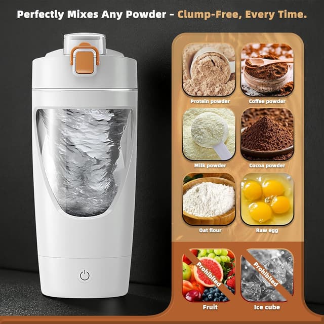 Detalle 2 de mountop Protein Shaker Bottle 400ml