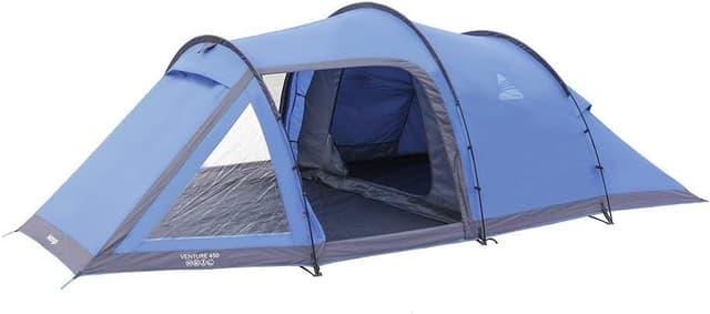 Detalle de Vango Venture 450 Tunnel Tent for 4 People (Amazon Exclusive) with Large Porch – Waterproof