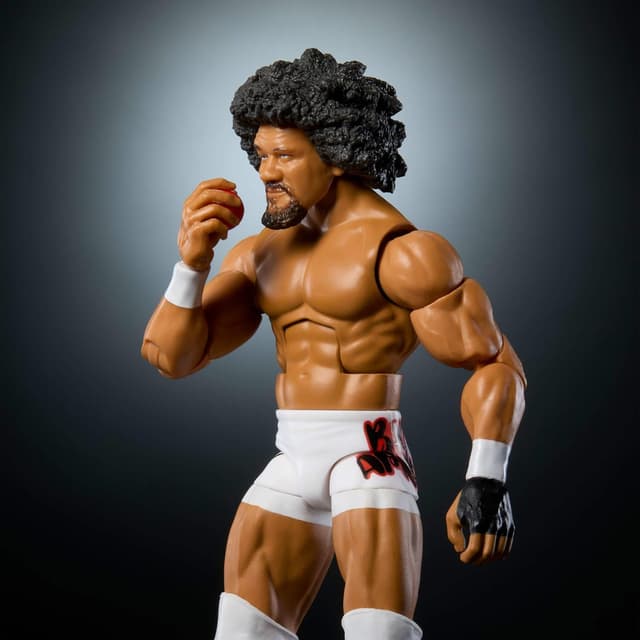 Detalle de Mattel WWE Elite Carlito figurine articulée 15 cm (JCH88) avec mains interchangeables