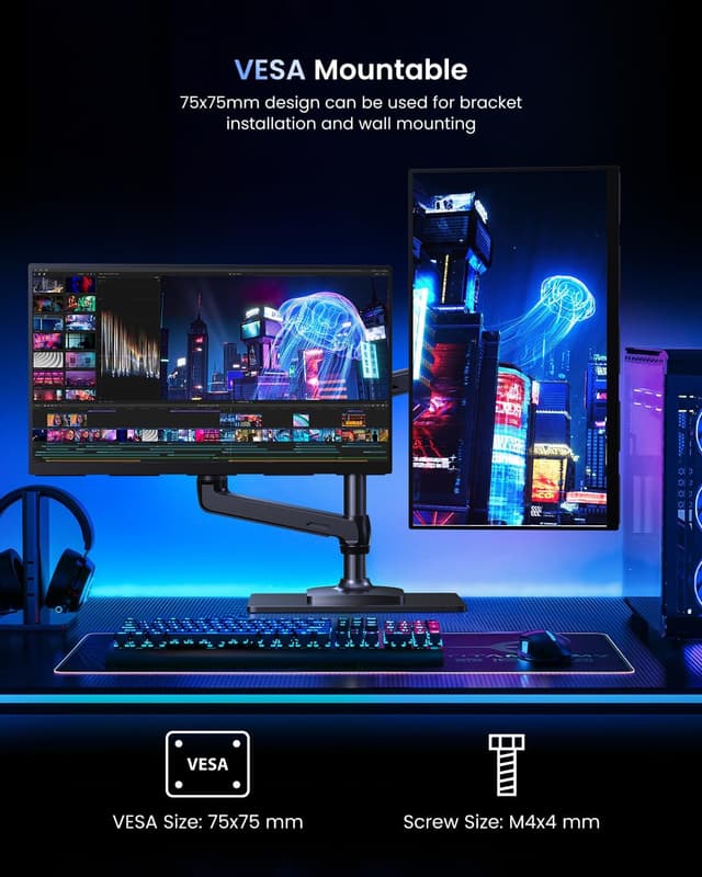 Thumbnail 6 de UPERFECT UColor 19 Apex Portable Monitor 19" 4K QLED 144Hz (USB-C/HDMI, VESA)