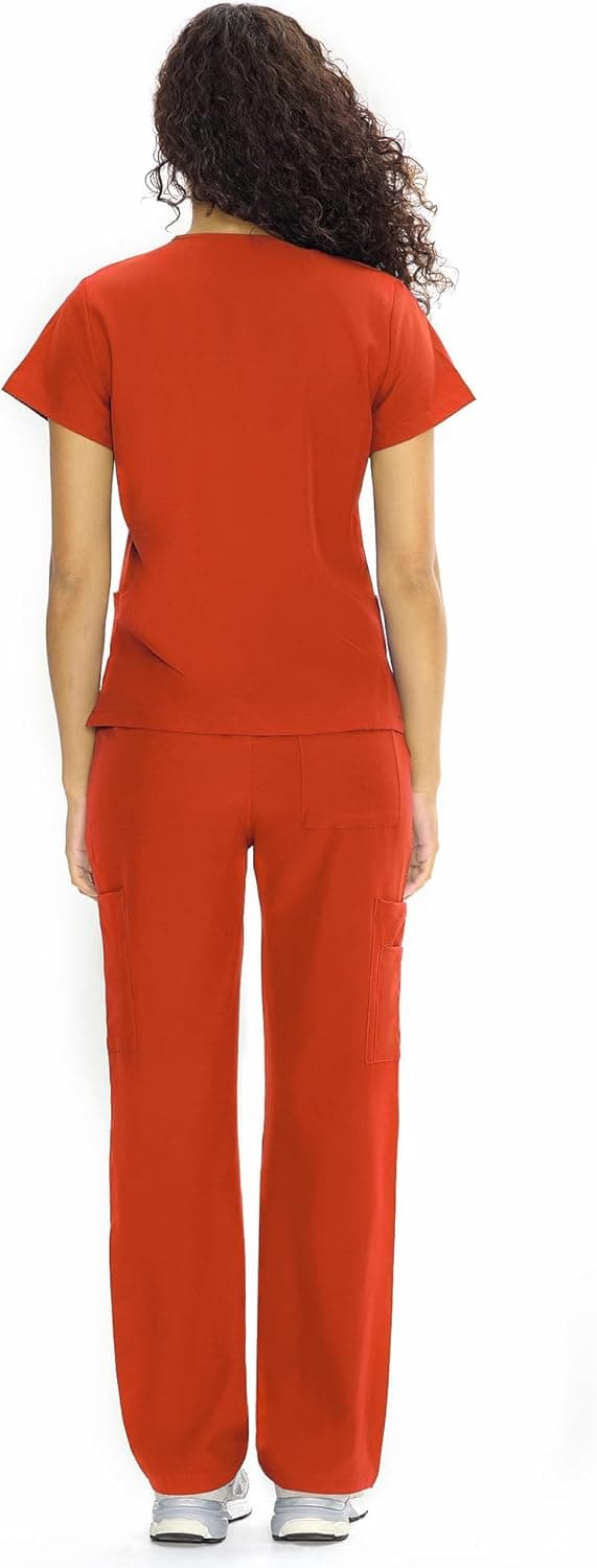 Thumbnail 1 de COZYFIT Scrubs V-Neck Set 9 Pockets