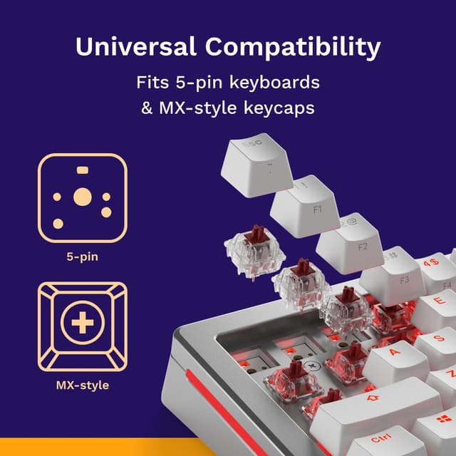 Thumbnail 4 de Glorious Fox Heavy Linear Switches 110