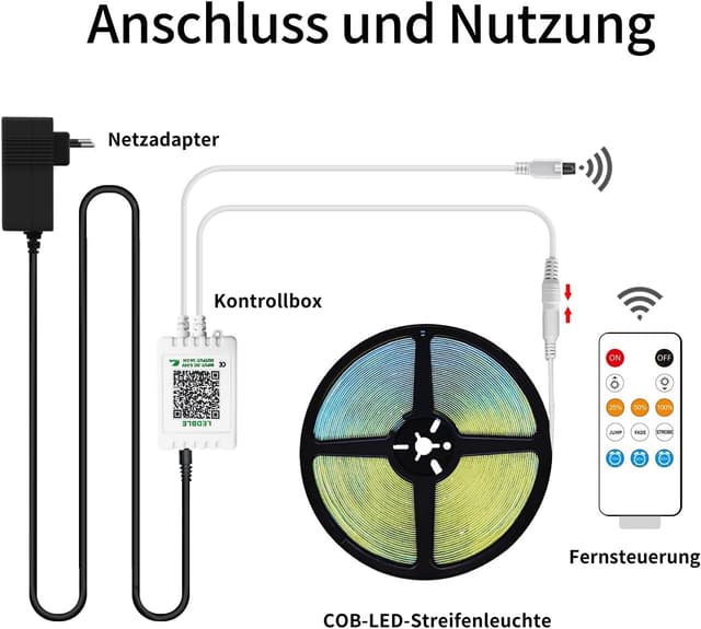 Thumbnail 6 de Yeewhale COB LED Streifen 10 m