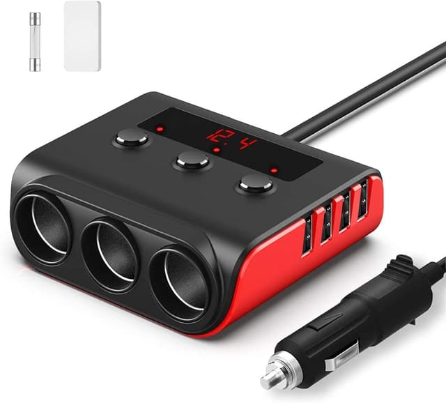 Detalle de SONRU 120W car charger splitter