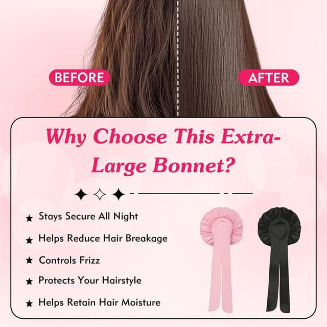 Thumbnail 3 de Satin Seidenhaube zum Schlafen