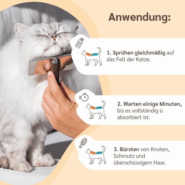 Thumbnail 4 de amusi Katzen Haar Entwirrungsspray 250 ml 🐾