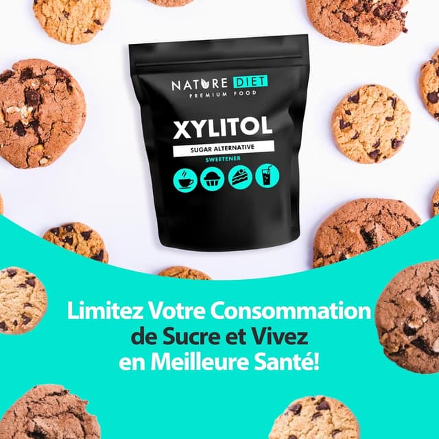 Thumbnail 6 de Nature Diet Xylitol 2x1000g Ă©dulcorant đŹ
