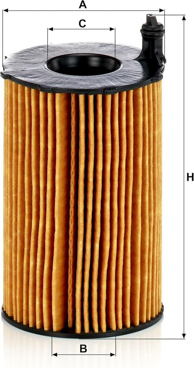 Detalle 2 de Mann HU8005 filtre à huile 128mm