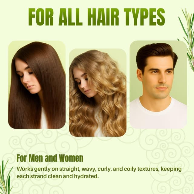 Thumbnail 6 de MYSTÉRE BEAUTÉ Rosemary Shampoo and Conditioner Set (Biotin, Keratin & Argan Oil) — Sulfate-Free for Hair Growth