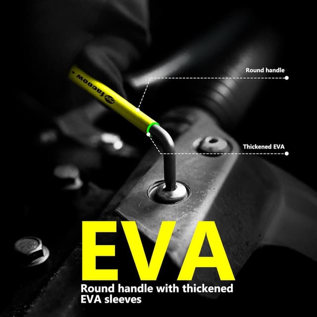 Thumbnail 6 de Facoow 13-teiliges Inbusschlüssel-Set metrisch (voller Größe) mit Kugelkopf und extra langem Arm