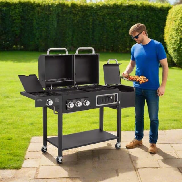 Detalle 2 de CosmoGrill Hybrid 9.5 kW dual fuel BBQ