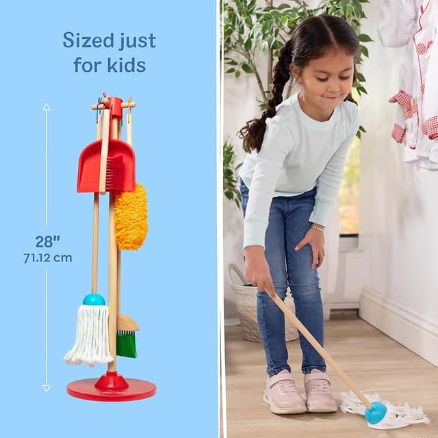 Thumbnail 5 de Melissa & Doug Juego de limpieza infantil 🧹 Juego de imitación