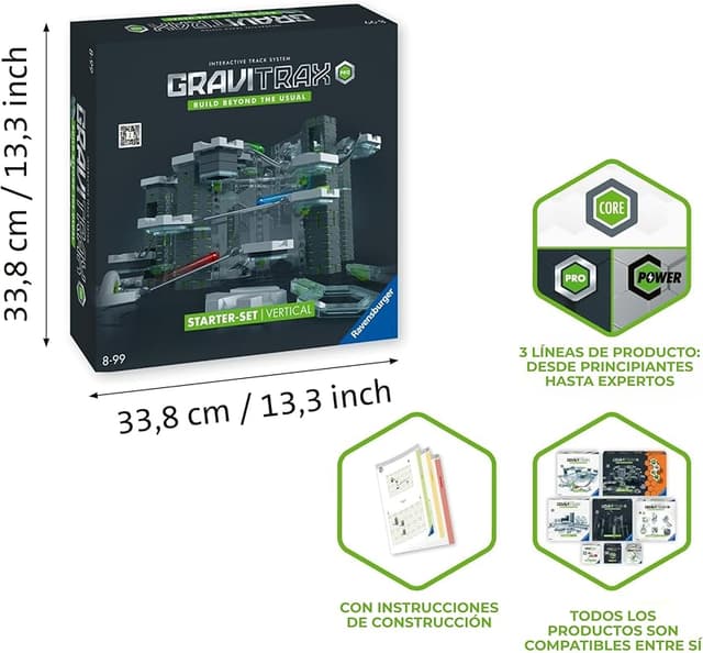 Thumbnail 3 de Ravensburger Gravitrax Starter-Set Pro, 145 piezas 🧩