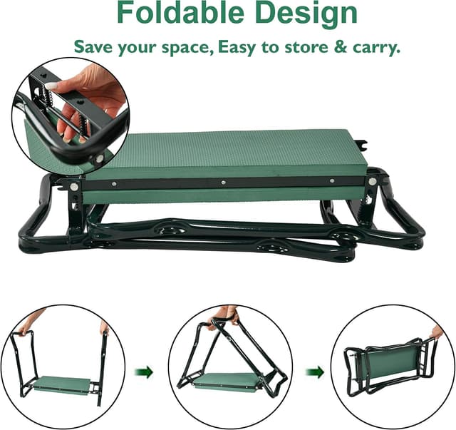 Detalle 2 de Home-X Foldable Garden Kneeler and Seat 1pc