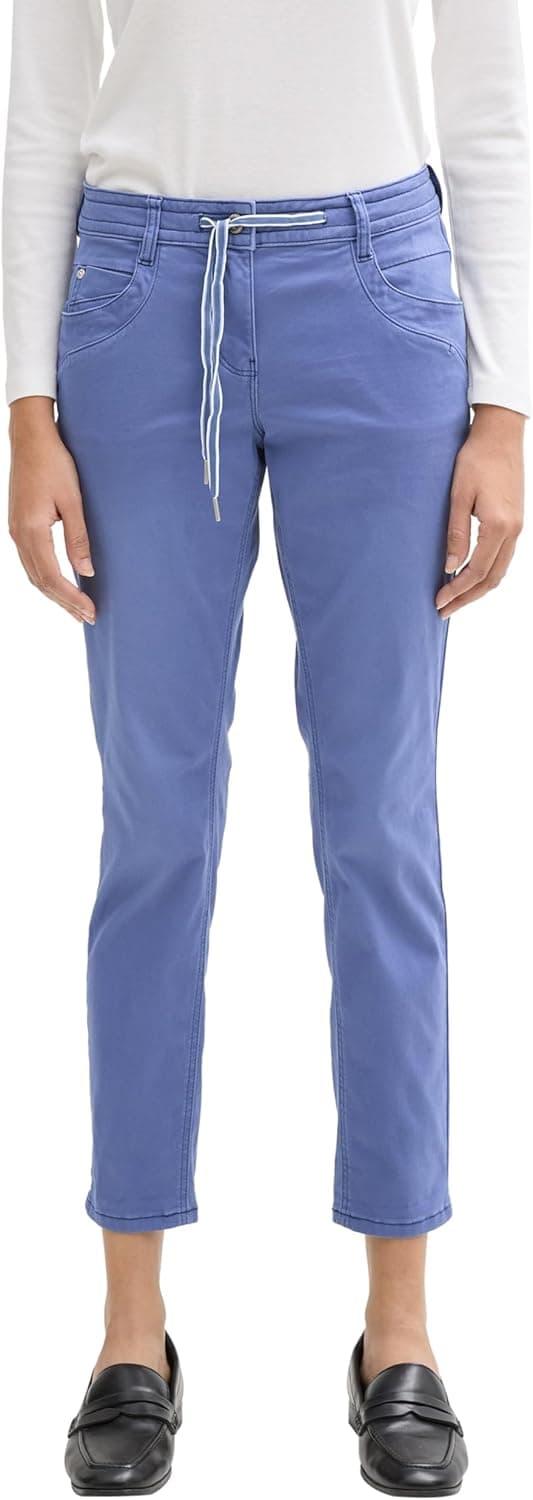 Thumbnail 6 de TOM TAILOR 1040963 pantaloni affusolati donna in cotone con cinque tasche