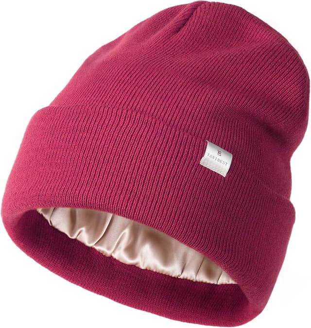Thumbnail 6 de YANIBEST Satin Lined Beanie 22.4 in