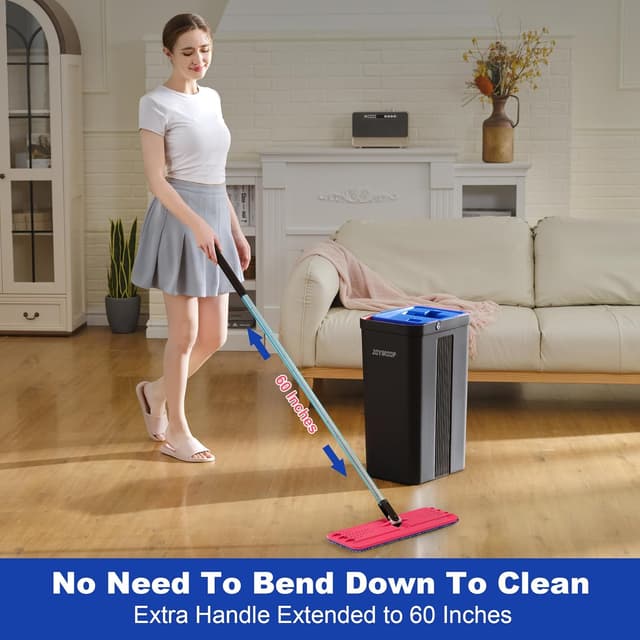 Thumbnail 3 de JOYMOOP Mop and Bucket Set with 6 Pads ⚙