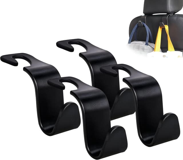 Imagen de Amooca Car Seat Headrest Hook 4-Pack hanger for car en OfertitasTOP