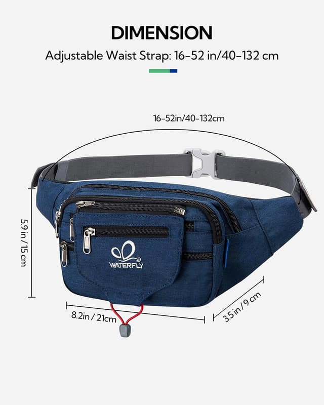 Detalle de WATERFLY Bauchtasche 39 x 19 x 9 cm