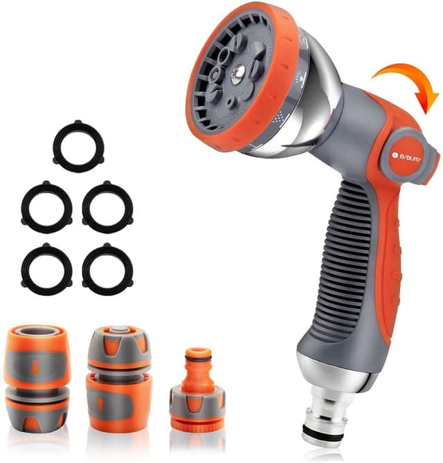 Detalle de BIBURY Upgraded Garden Hose Spray Gun Set