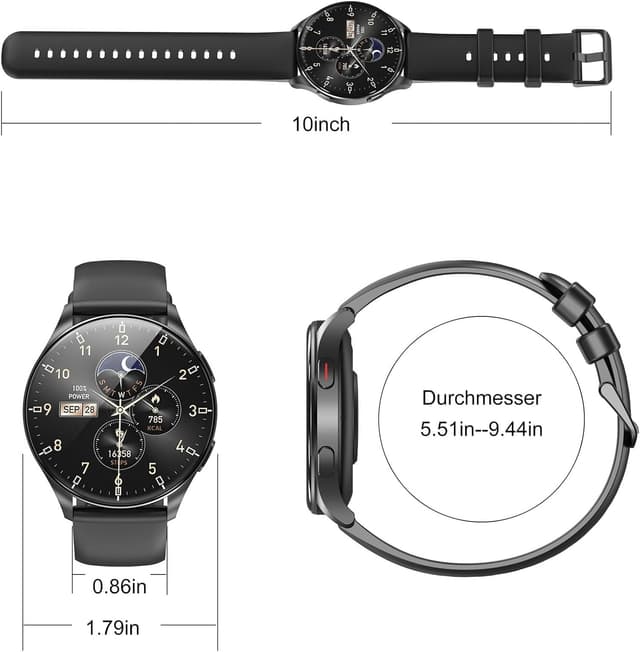 Thumbnail 6 de IOWODO Smartwatch 2026 Damen Herren 1.43 AMOLED