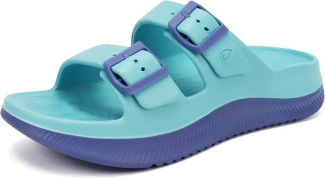 Detalle de ONCAI Sandales de récupération femmes avec boucle réglable et support de voûte orthopédique (36-42)