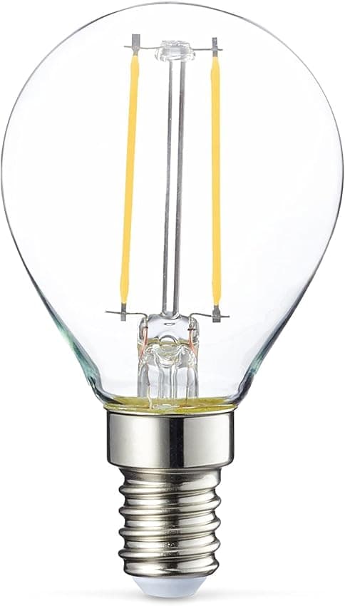 Detalle 2 de Amazon Basics Bombilla LED E14 P45, 2W, 6 unidades