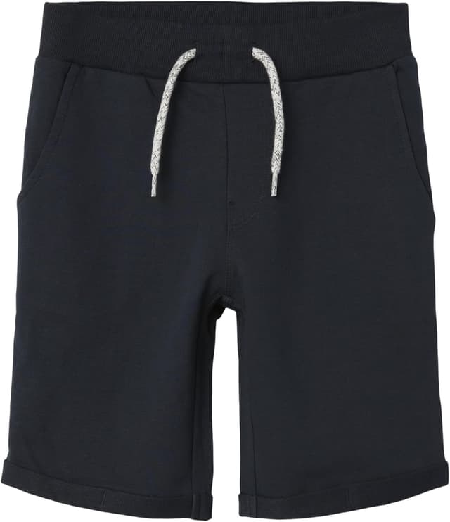 Detalle de NAME IT Jungen-Shorts Nkmvermo Long SWE – regular fit, gerippter Bund