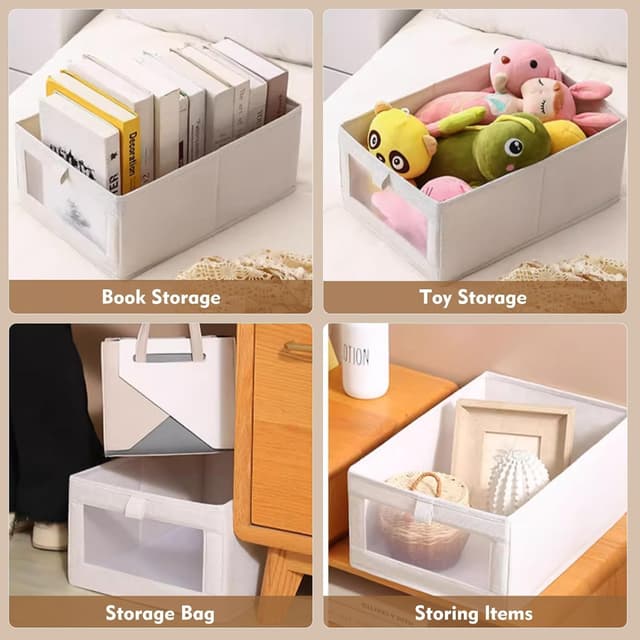 Thumbnail 5 de Sosayet - Juego de 3 cajas de almacenaje tejidas