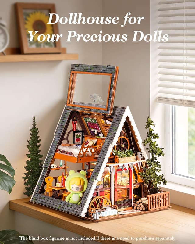 Thumbnail 6 de Rolife A-Frame Cabin Miniature Kit