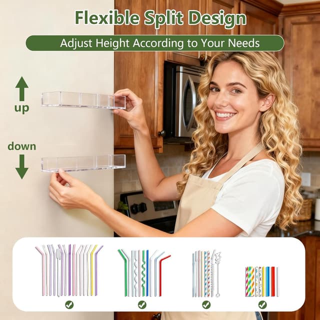 Thumbnail 6 de Malldii 9.5” Acrylic Straw Holder