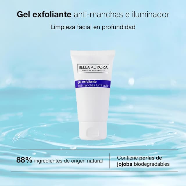 Detalle 2 de BELLA AURORA Gel Exfoliante Iluminador 75 ml