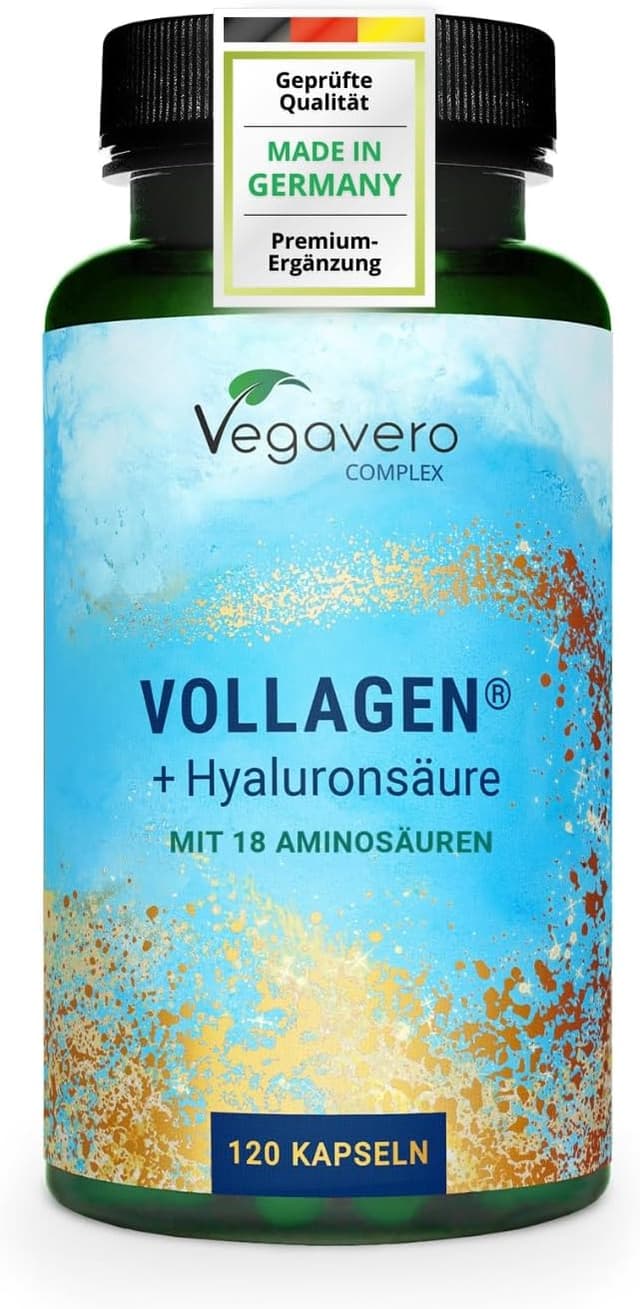 Detalle de Vegavero Vegane Kollagen Kapseln hochdosiert