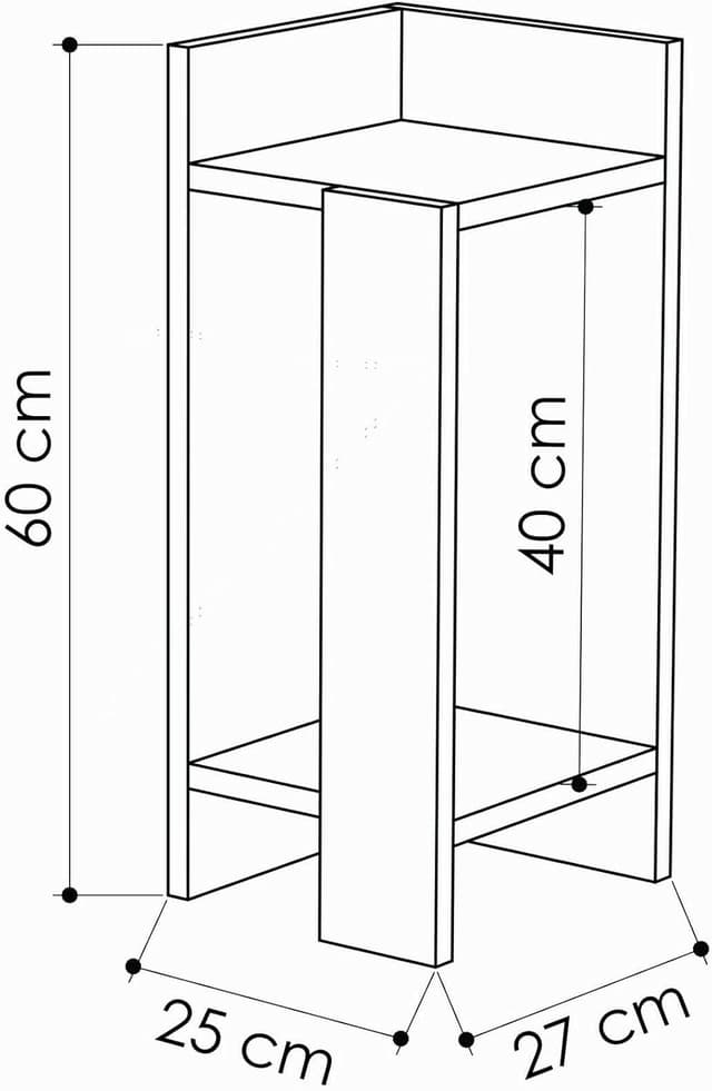 Thumbnail 3 de Dmora Taurus Comodino Bianco