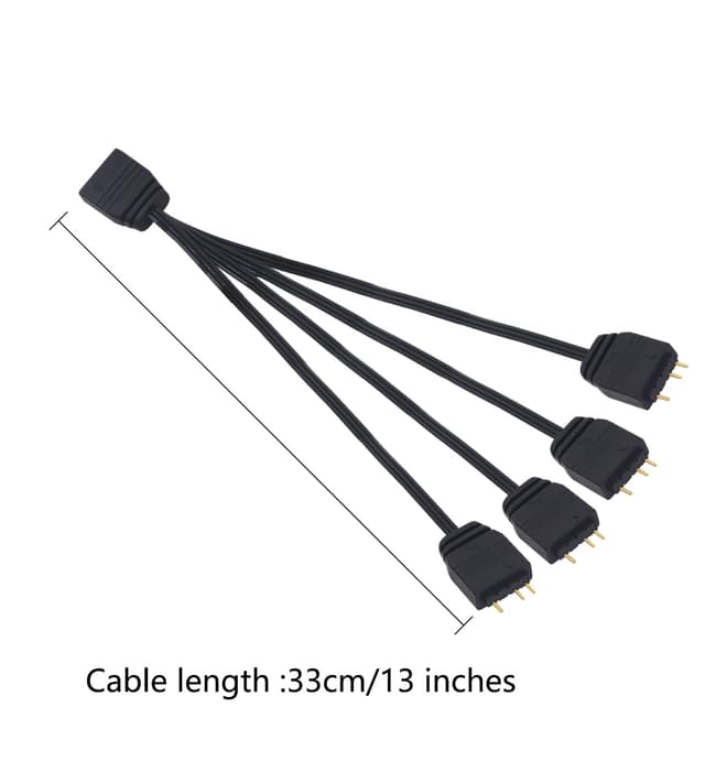 Thumbnail 5 de LANMINGLEL ARGB Splitter Cable 5V 1F to 4M