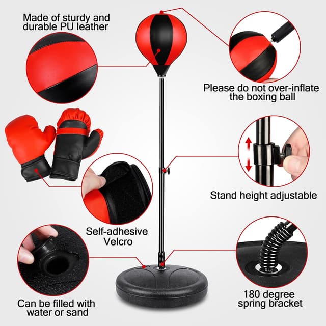 Detalle 2 de Punching Bag for Ages 3+ 🥊