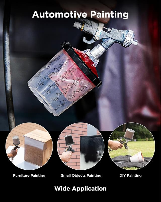 Thumbnail 1 de InoKraft D1 LVLP spray gun 22 oz kit 🎨