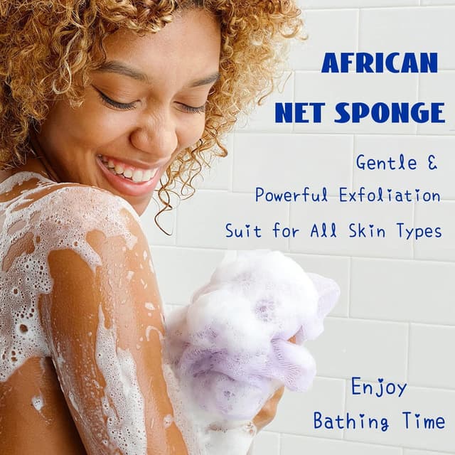 Thumbnail 6 de African Net Sponge 3-Piece Exfoliator
