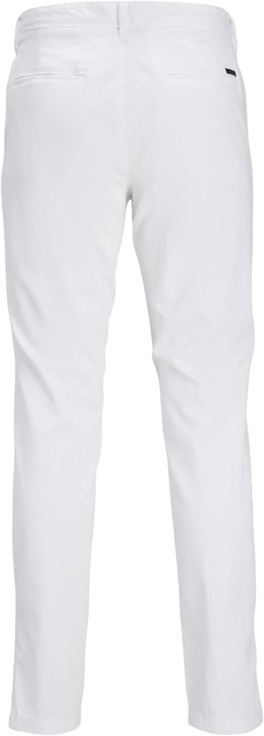 Detalle 2 de JACK & JONES Marco Bowie, pantaloni chino uomo in cotone con elastan