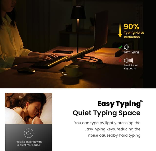 Thumbnail 5 de cimetech Wireless Keyboard Mouse Combo UK layout — Ultra‑thin set