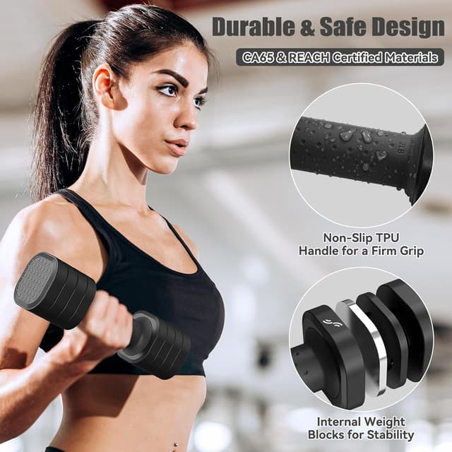 Thumbnail 4 de Sportneer Verstellbare Hanteln Frauen Set – 2er Kurzhantel-Set