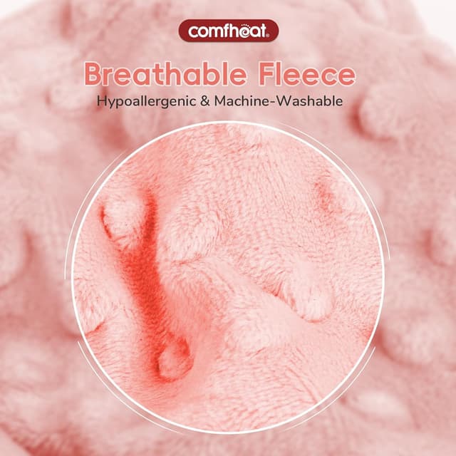 Detalle de Comfheat Colic Relief for Babies Belt with flaxseed heated tummy wrap (0–3 years) – Pink