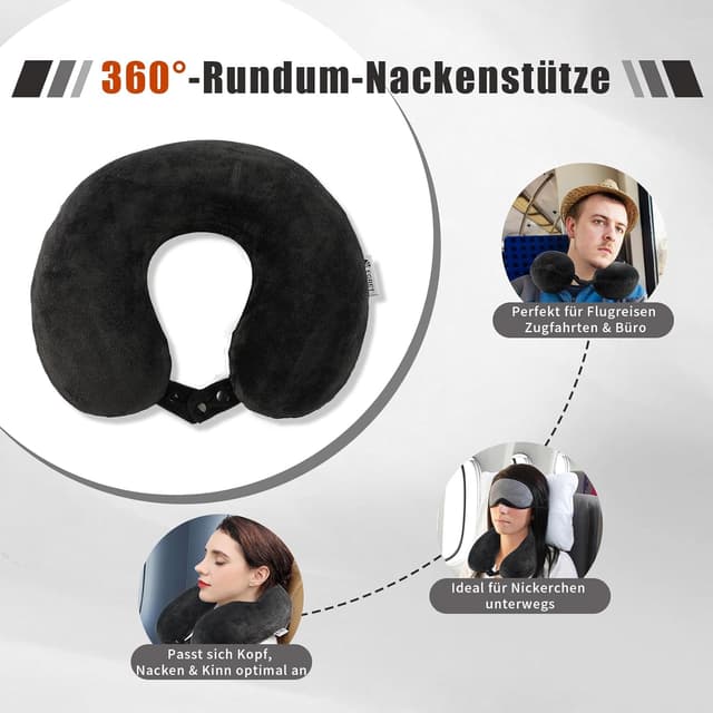 Detalle 2 de Egret Memory Foam Nackenhörnchen 360° Unterstützung