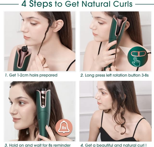 Detalle de janelove automatic hair curler 170°-230°