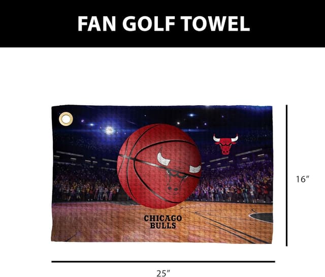 Detalle de Northwest NBA Golf Towel (Official Licensed Microfiber Waffle Fabric) 16x25 in